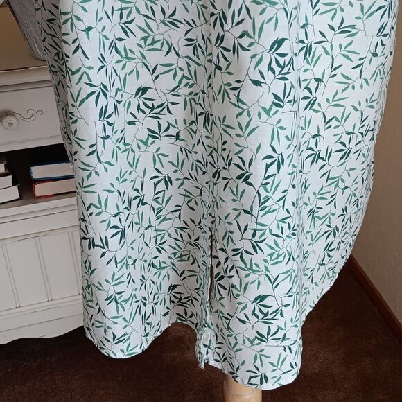 NEW Citron Blue Linen Blend Top - Picture 8 of 11